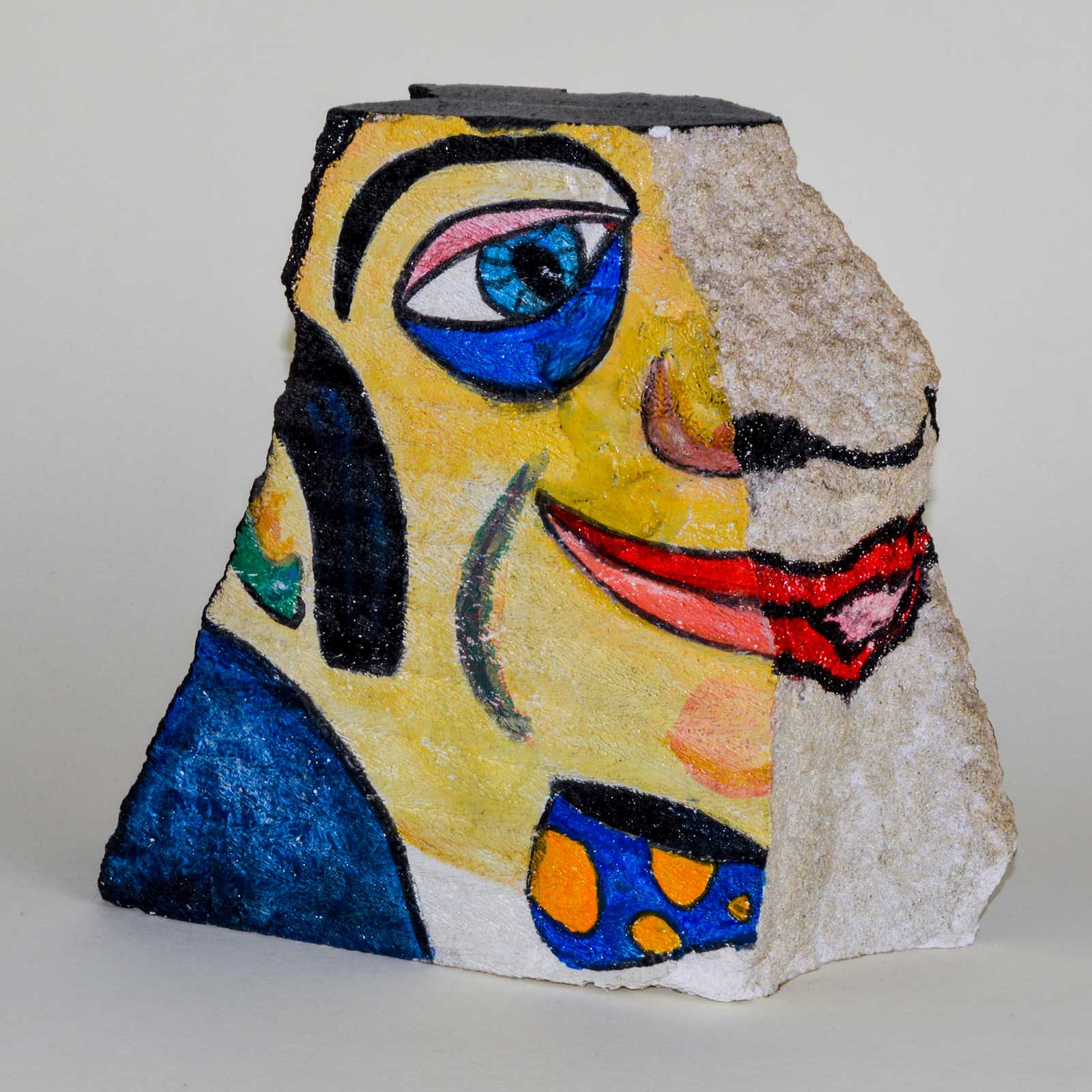 Man met strikje, gasbeton