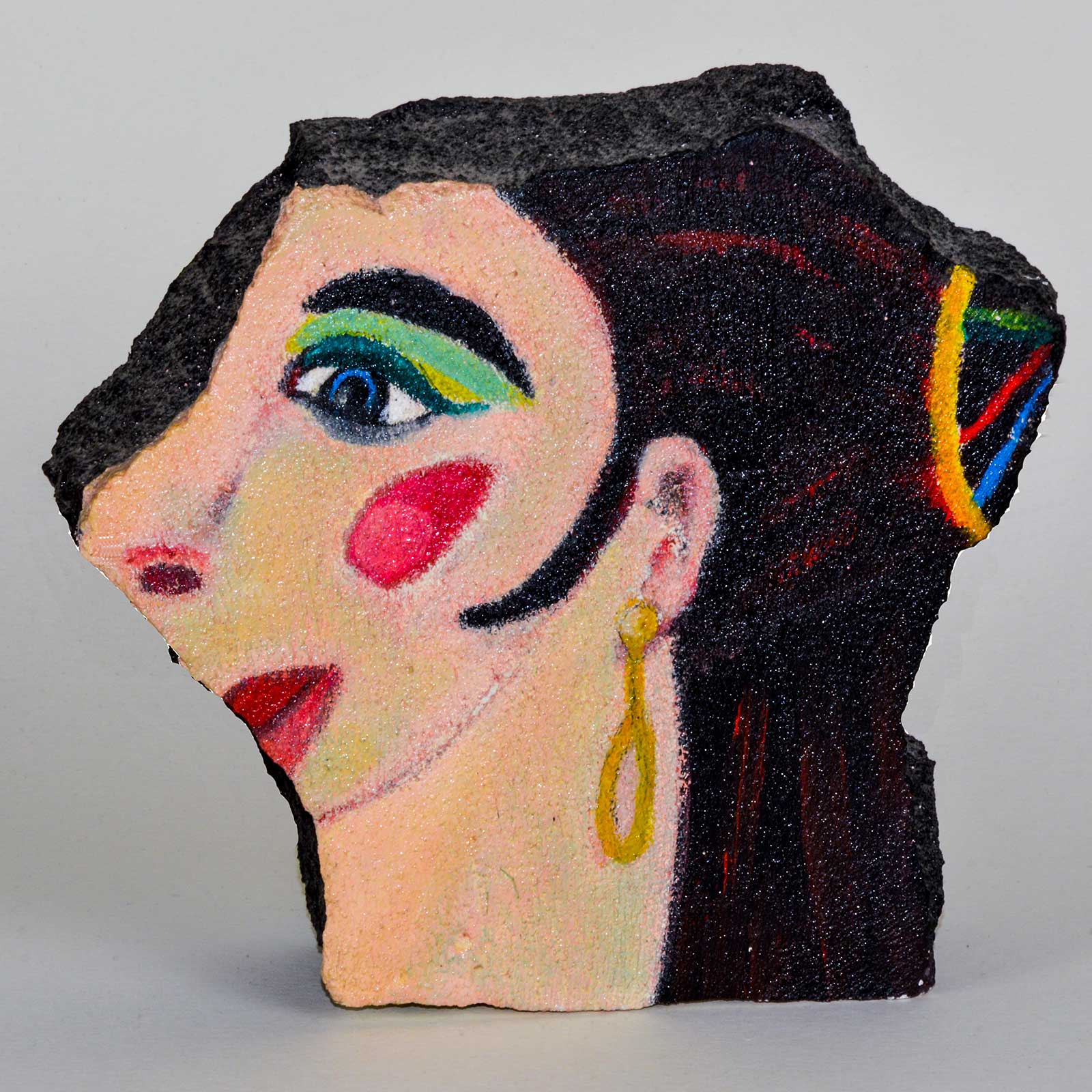 Vrouw knotje, gasbeton