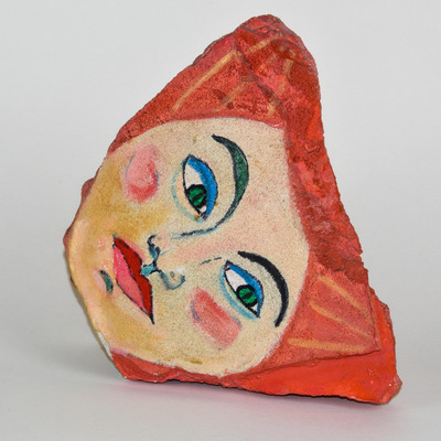 Poezenvrouw, gasbeton