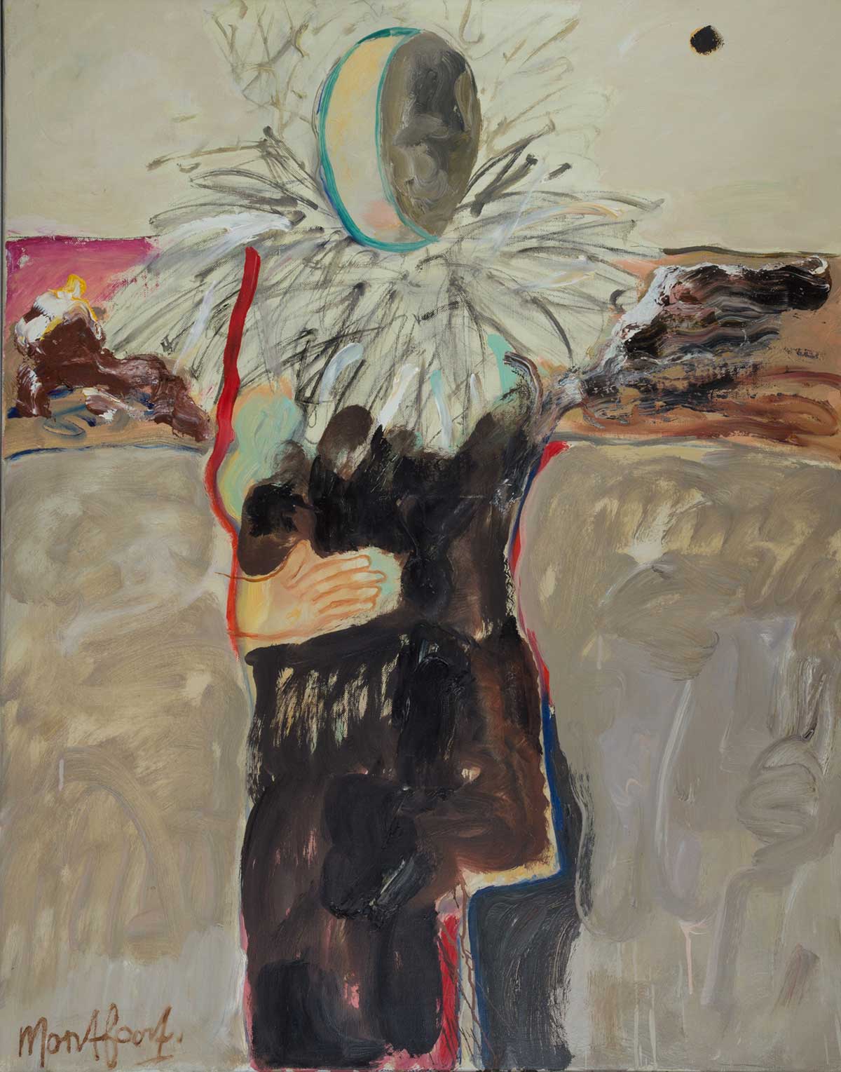 kruisverschrikker , olieverf